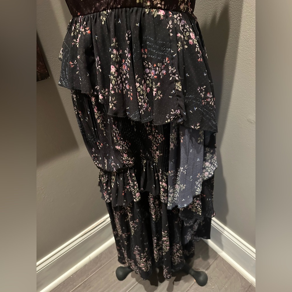 Amur Asymmetric One Shoulder Ruched Cocktail Dress - Picture 8 of 14